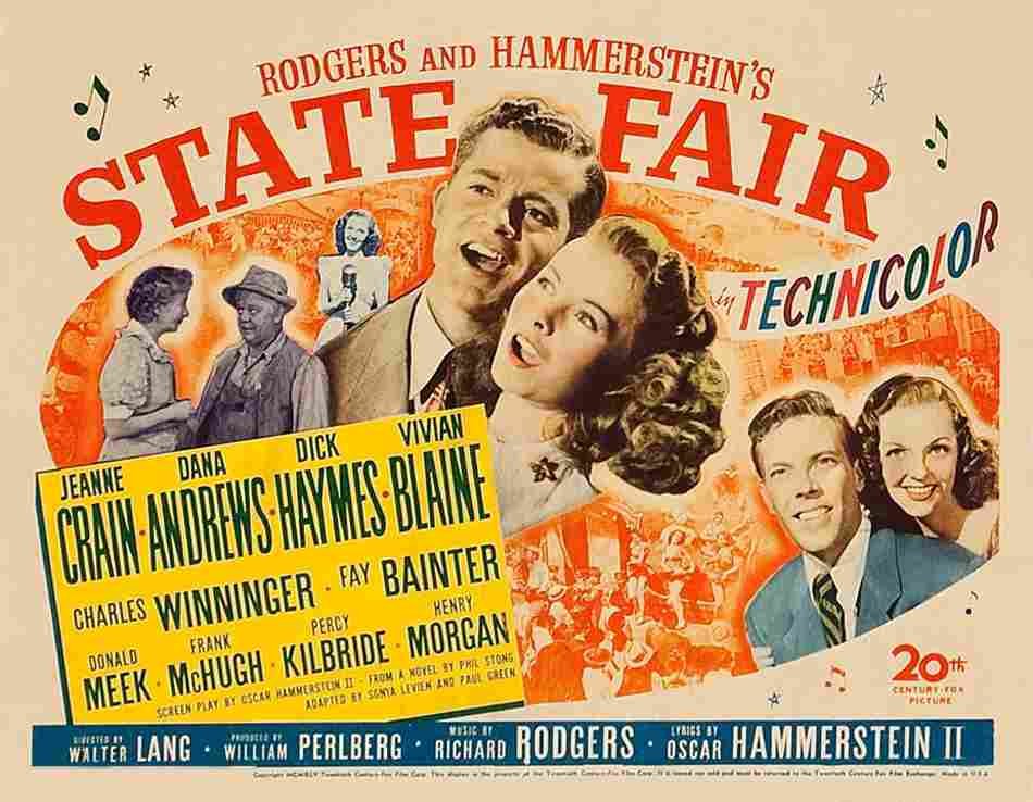 State Fair 1945 02  film star poster A4 Photo Print