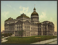 State House Indianapolis Ind Vintage A4 Photo Print