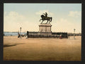 Statue of Napoleon I Cherbourg Vintage A4 Photo Print