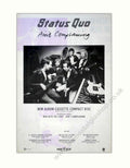 Status Quo Aint Vintage Retro Advert Poster A4 Photo Print