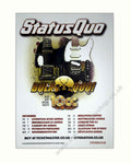Status Quo Guitar Vintage Retro Advert Poster A4 Photo Print