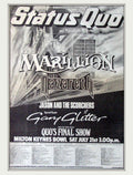 Status Quo Milton Vintage Retro Advert Poster A4 Photo Print