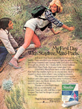 Stayfree Maxipads Hiking Vintage Retro Advert Poster A4 Photo Print