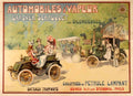 Steam Automobiles Paris Vintage Retro Advert Poster A4 Photo Print