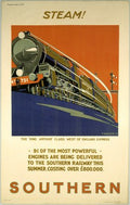 Steam Southern Advert A4 Photo Print
