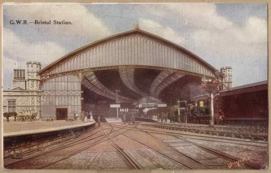 Steam Train Station Ebs15784 Vintage A4 Photo Print