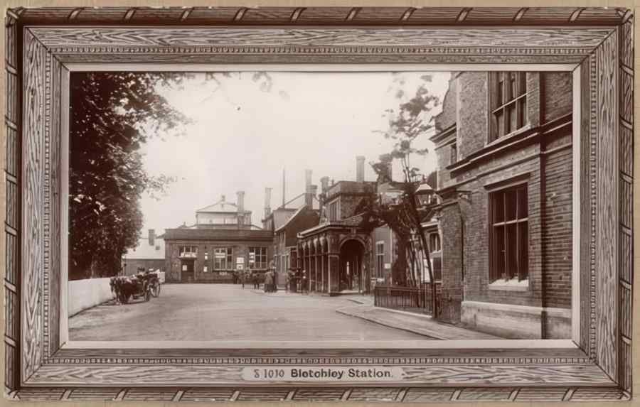 Steam Train Station Ebu11609 Vintage A4 Photo Print