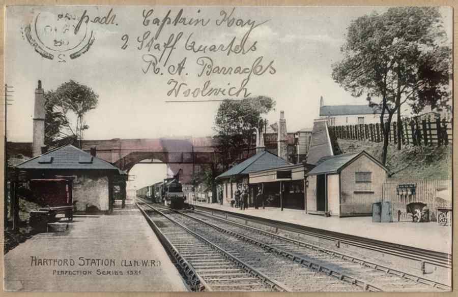 Steam Train Station Ech14215 Vintage A4 Photo Print