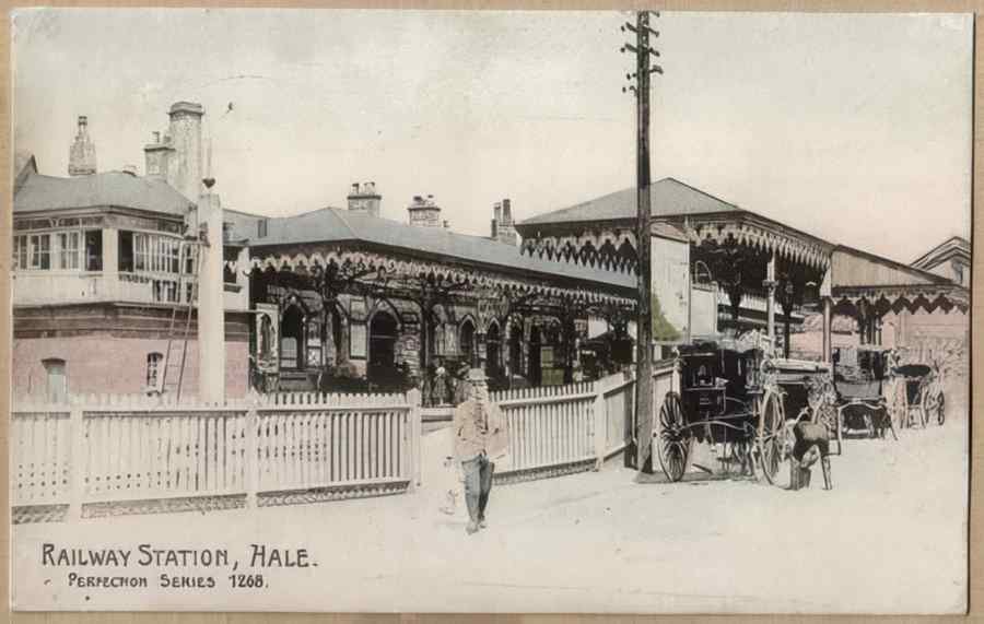 Steam Train Station Ech14247 Vintage A4 Photo Print