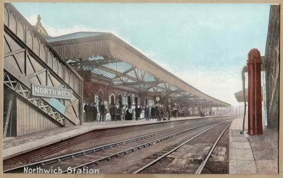 Steam Train Station Ech14248 Vintage A4 Photo Print