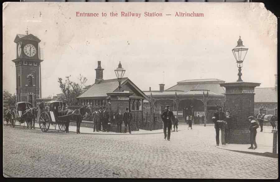 Steam Train Station Ech19306 Vintage A4 Photo Print