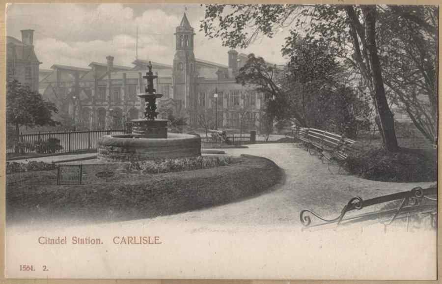 Steam Train Station Ecu15670 Vintage A4 Photo Print