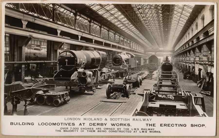 Steam Train Station Edb18205 Vintage A4 Photo Print