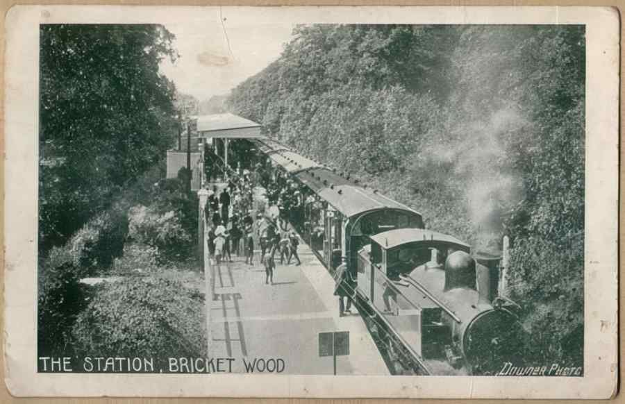 Steam Train Station Ehe18135 Vintage A4 Photo Print