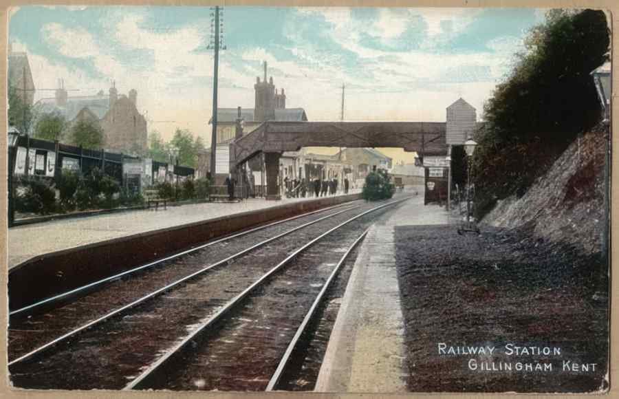 Steam Train Station Eke14221 Vintage A4 Photo Print