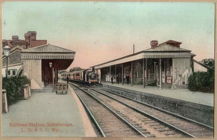 Steam Train Station Eke14222 Vintage A4 Photo Print