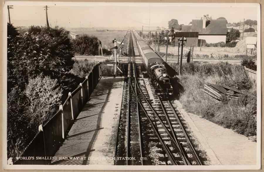Steam Train Station Eke16626 Vintage A4 Photo Print