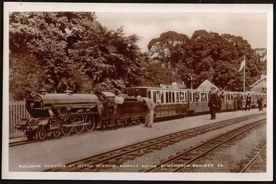 Steam Train Station Eke20263 Vintage A4 Photo Print
