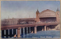 Steam Train Station Elc15783 Vintage A4 Photo Print
