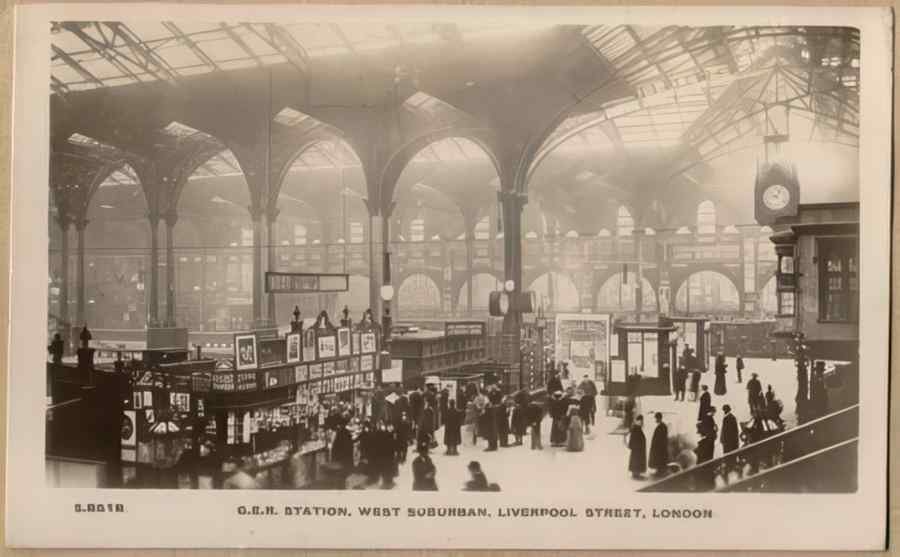 Steam Train Station Elc18528 Vintage A4 Photo Print