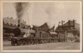 Steam Train Station Elc18762 Vintage A4 Photo Print