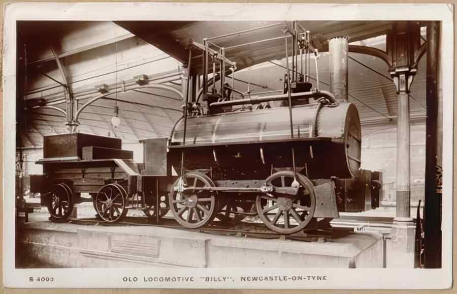 Steam Train Station Ent14102 Vintage A4 Photo Print