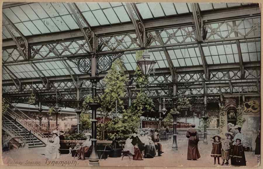 Steam Train Station Ent15354 Vintage A4 Photo Print
