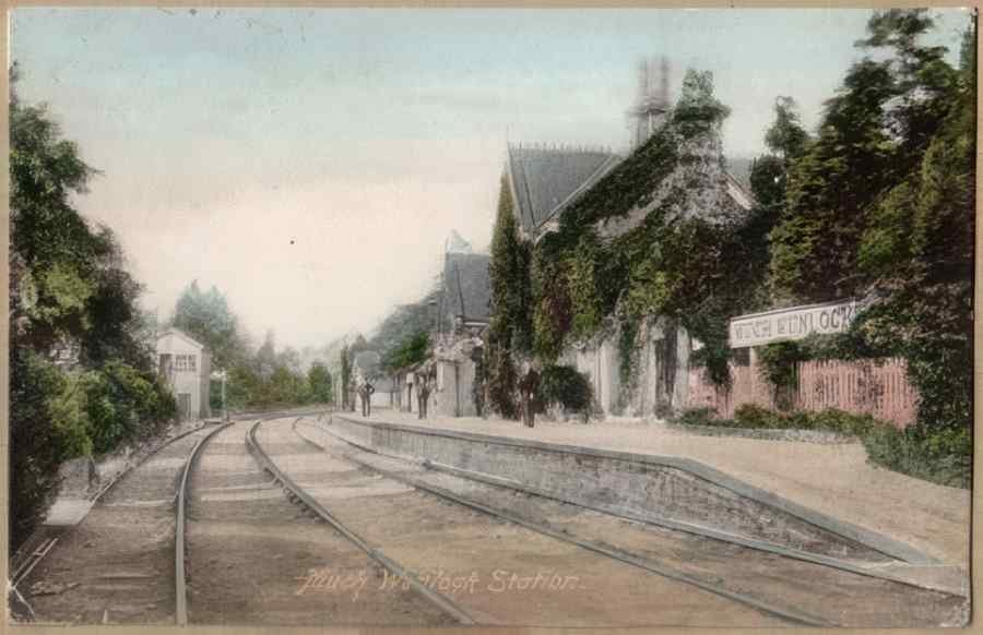 Steam Train Station Esh14227 Vintage A4 Photo Print