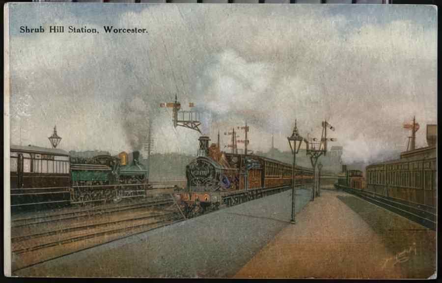 Steam Train Station Ewo19377 Vintage A4 Photo Print
