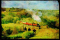 Steam Trains 182012 Yorkshire Steam At Mytholmes Viaduct, KWVR A4 Limited Edition Watercolour Print