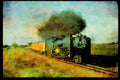 Steam Trains 182015 Union Pacific Splendor, No. 8444 Heads For Denver A4 Limited Edition Watercolour Print