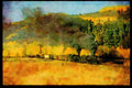 Steam Trains 182029 C&TSRR Freight Nears Weed City A4 Limited Edition Watercolour Print