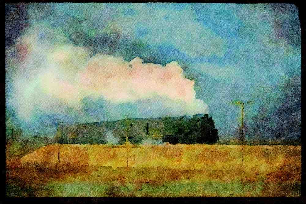Steam Trains 182082 2 8 2 No. 46243 Leaves Elazig As The Temperature Hits Zero A4 Limited Edition Watercolour Print