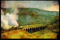 Steam Trains 182085 Evening Light Catches Duchess Of Hamilton Leaving Garsdale, S&C A4 Limited Edition Watercolour Print