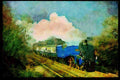 Steam Trains 182088 Gresley A4 Sir Nigel Gresley Works The Cumbrian Mountain Express A4 Limited Edition Watercolour Print