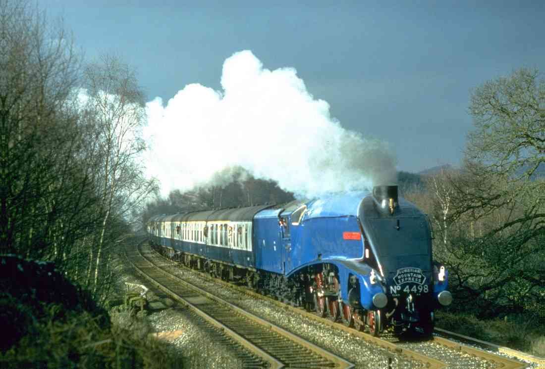 Steam Trains 182088 Nigel Gresley Works The Cumbrian Mountain Express A4 Photo Print