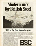 Steel Ingot Modern Vintage Retro Advert Poster A4 Photo Print