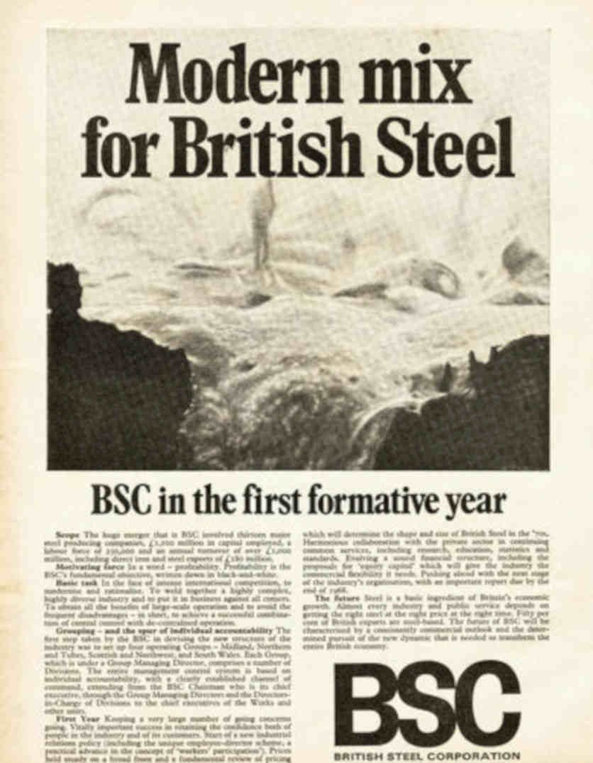 Steel Ingot Modern Vintage Retro Advert Poster A4 Photo Print