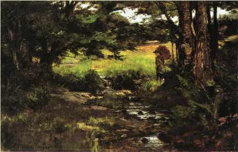 Steele Brook In Woods A4 Photo Print