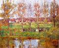 Steele Cows By The Stream A4 Photo Print