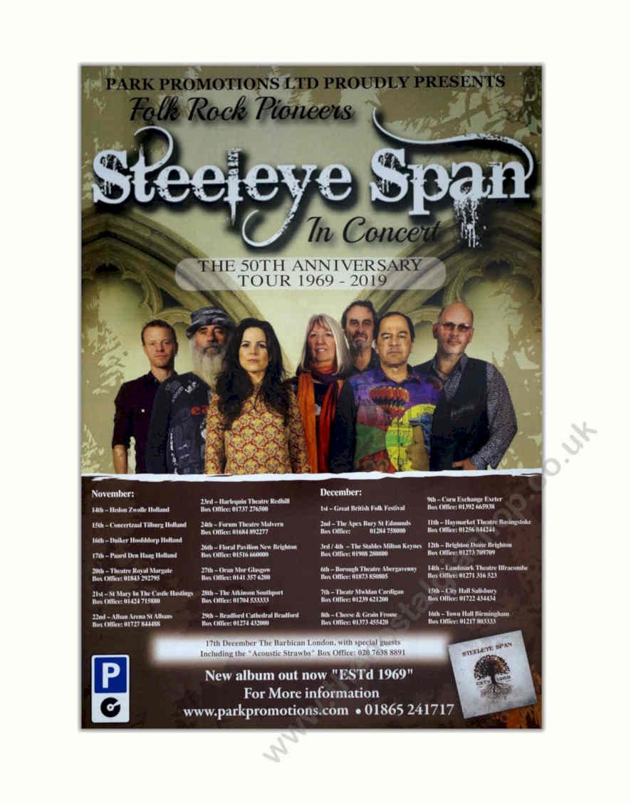 Steeleye Span Anniversary Vintage Retro Advert Poster A4 Photo Print