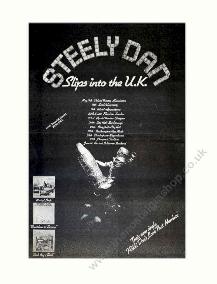 Steely Dan Healy Vintage Retro Advert Poster A4 Photo Print