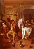 Steen Jan Interior Of A Tavern A4 Photo Print