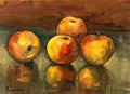 Stefan Luchian apples Art A4 Photo Print
