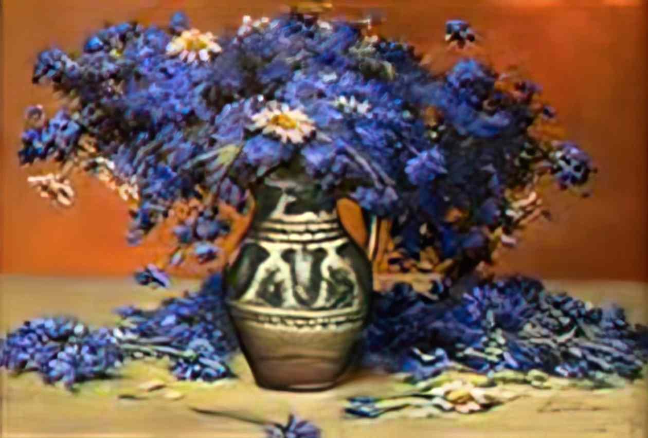 Stefan Luchian cornflowers 2 Art A4 Photo Print