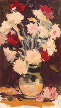 Stefan Luchian vase with carnations 1907 Art A4 Photo Print