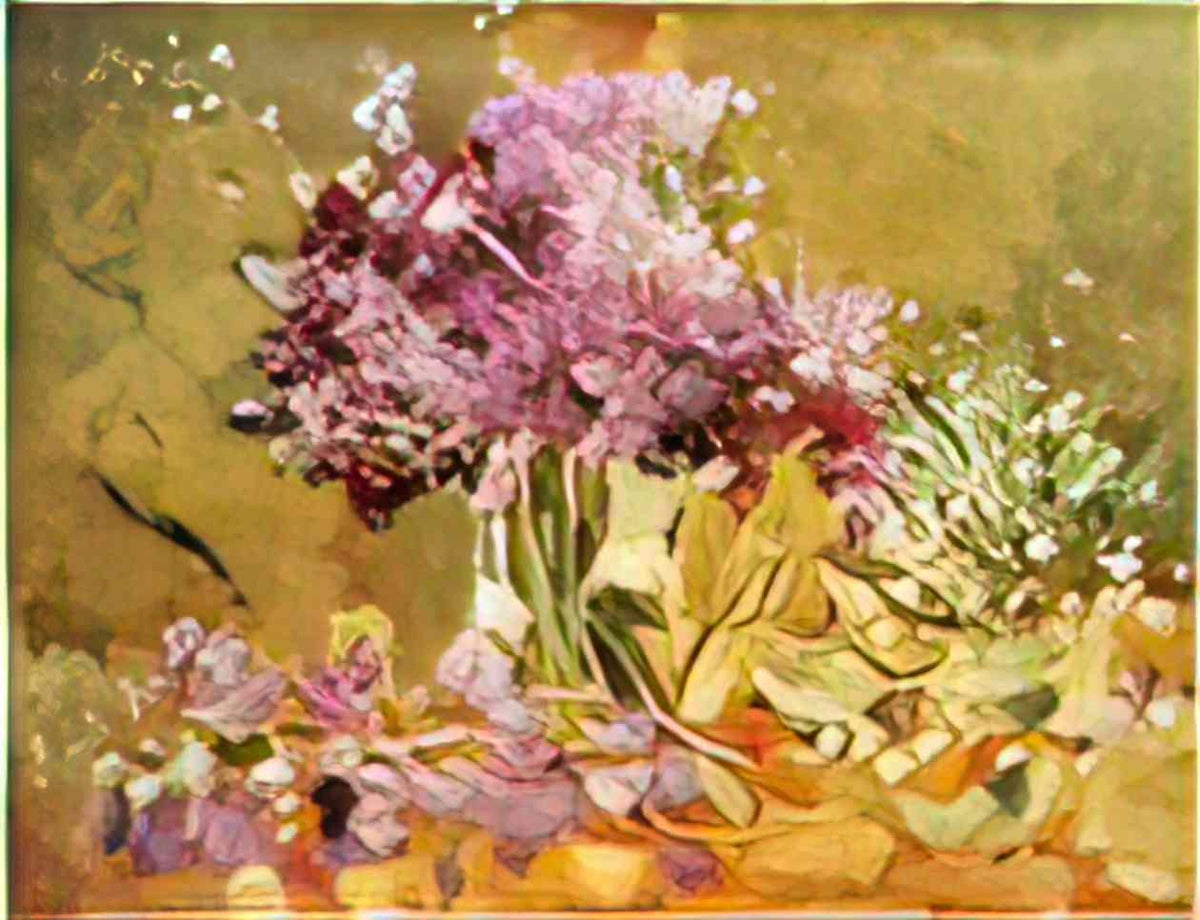 Stefan Luchian violets Art A4 Photo Print