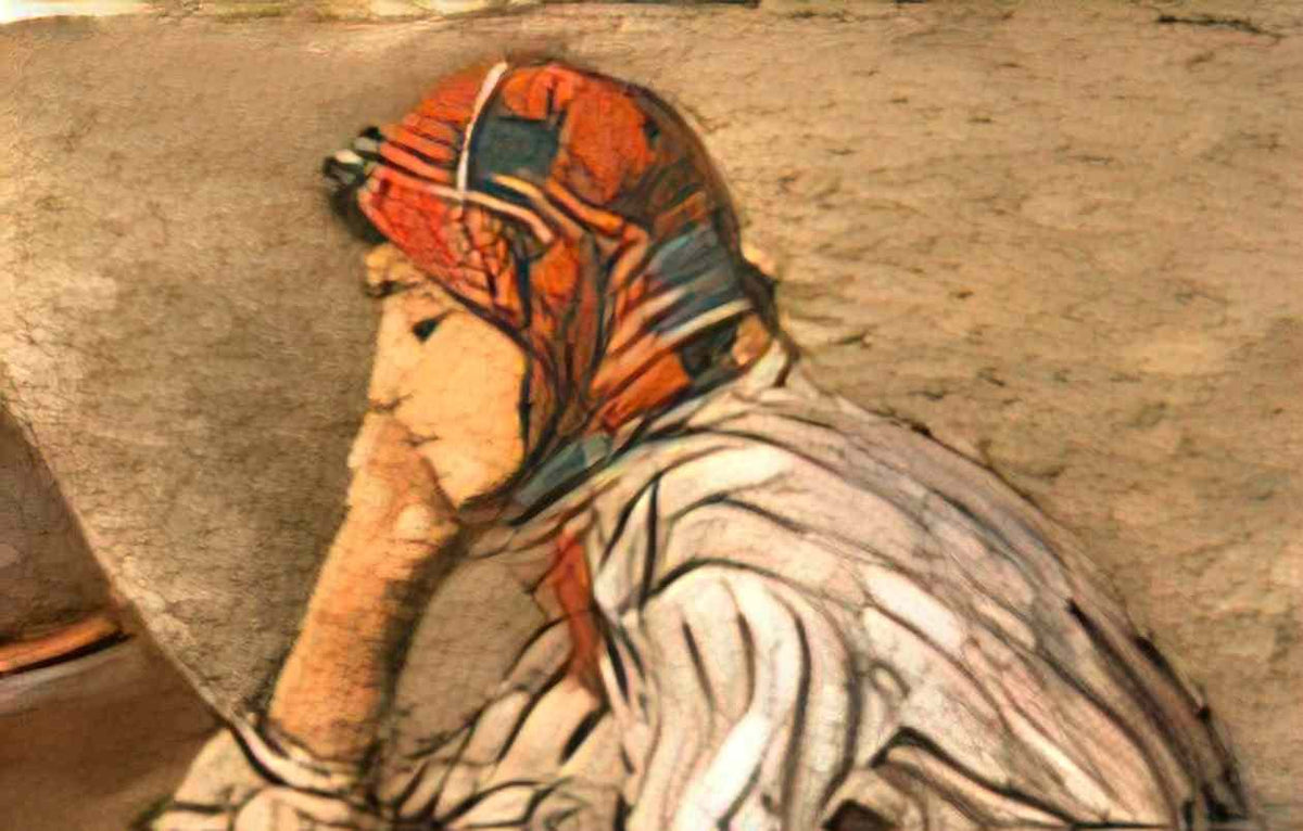 Stefan Luchian woman worker 1893 Art A4 Photo Print