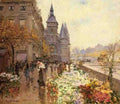 Stein Georges A Flower Market Along The Seine 5 A4 Photo Print