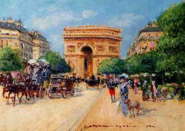 Stein Georges A Sunny Day In Paris 5 A4 Photo Print